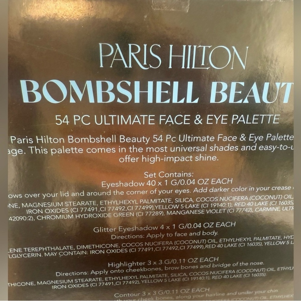 Paris Hilton Bombshell Beauty Eyeshadow Palette - Vibrant Shades Sealed Box! - Picture 4 of 5